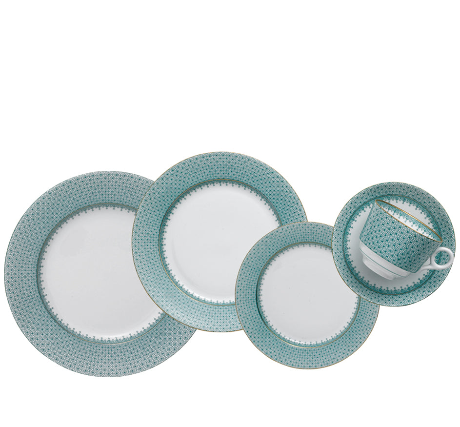 Lace Dinnerware Collection in Green