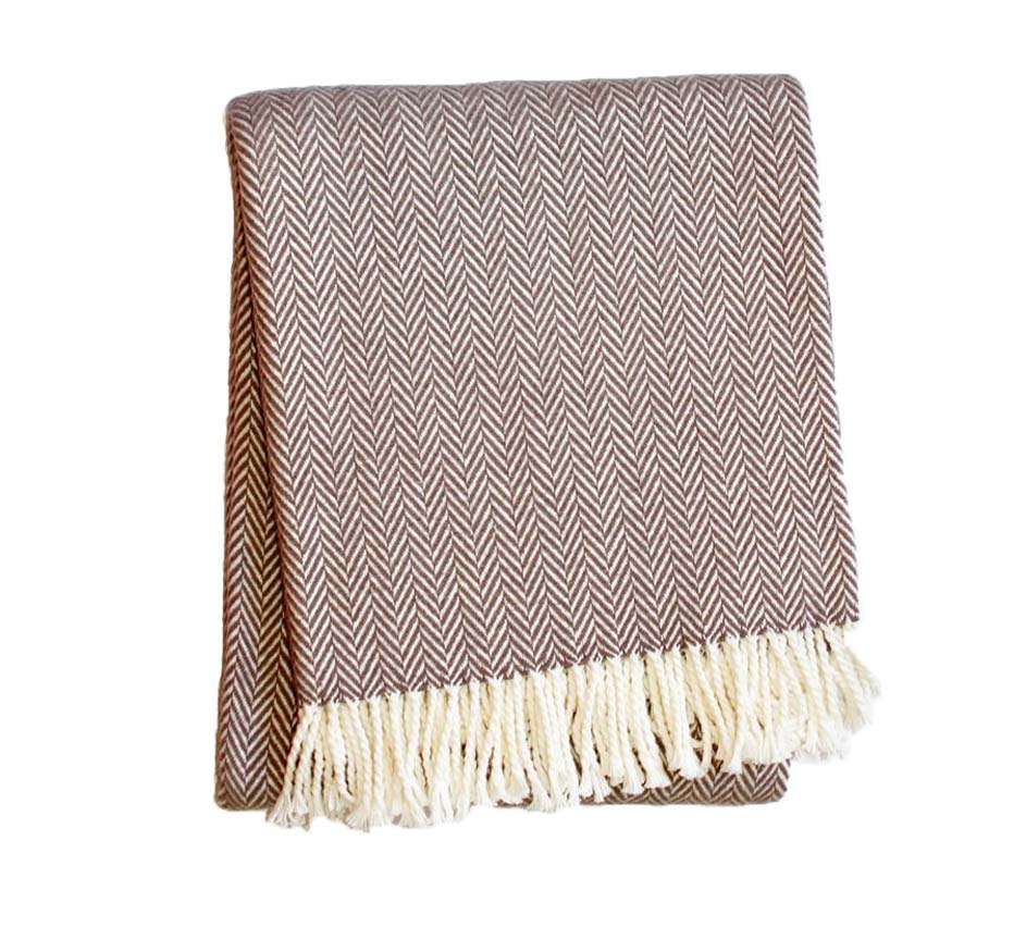 Herringbone Plush Throw (Available in 4 Colors)