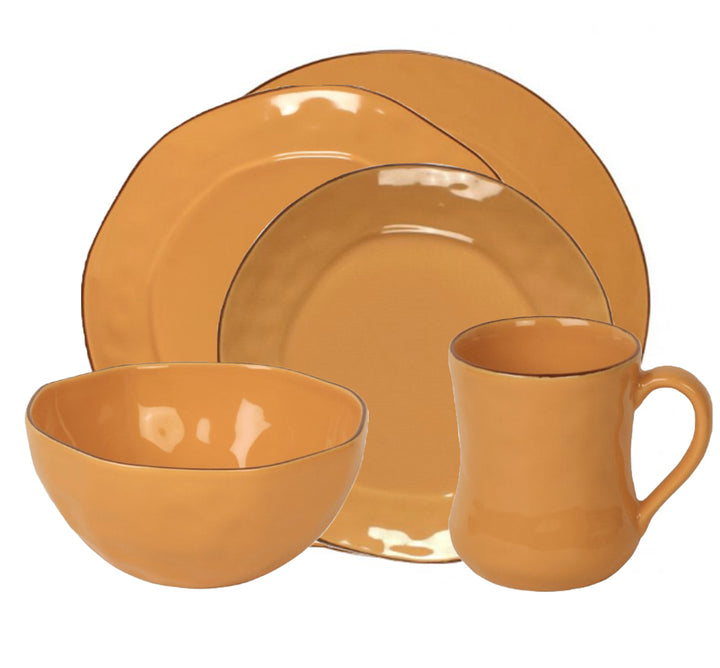 Cantaria Dinnerware Collection in Golden Honey