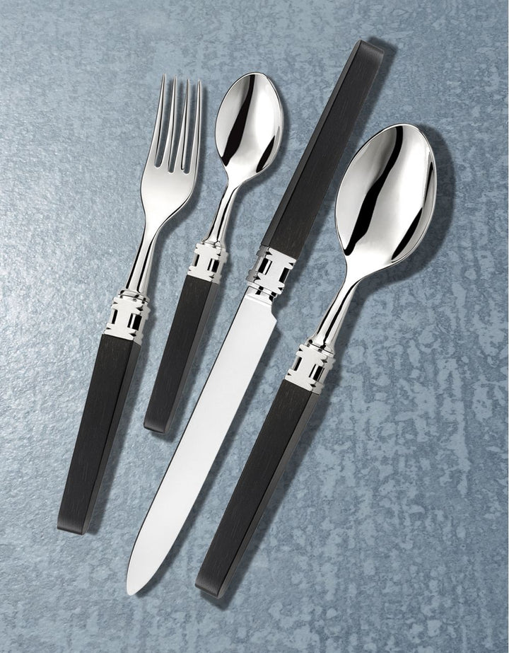 Ingrid 5 Piece Flatware In Ebony