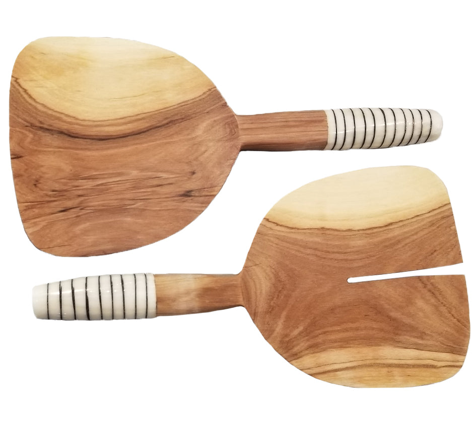 Oriental Wood Serving SEt