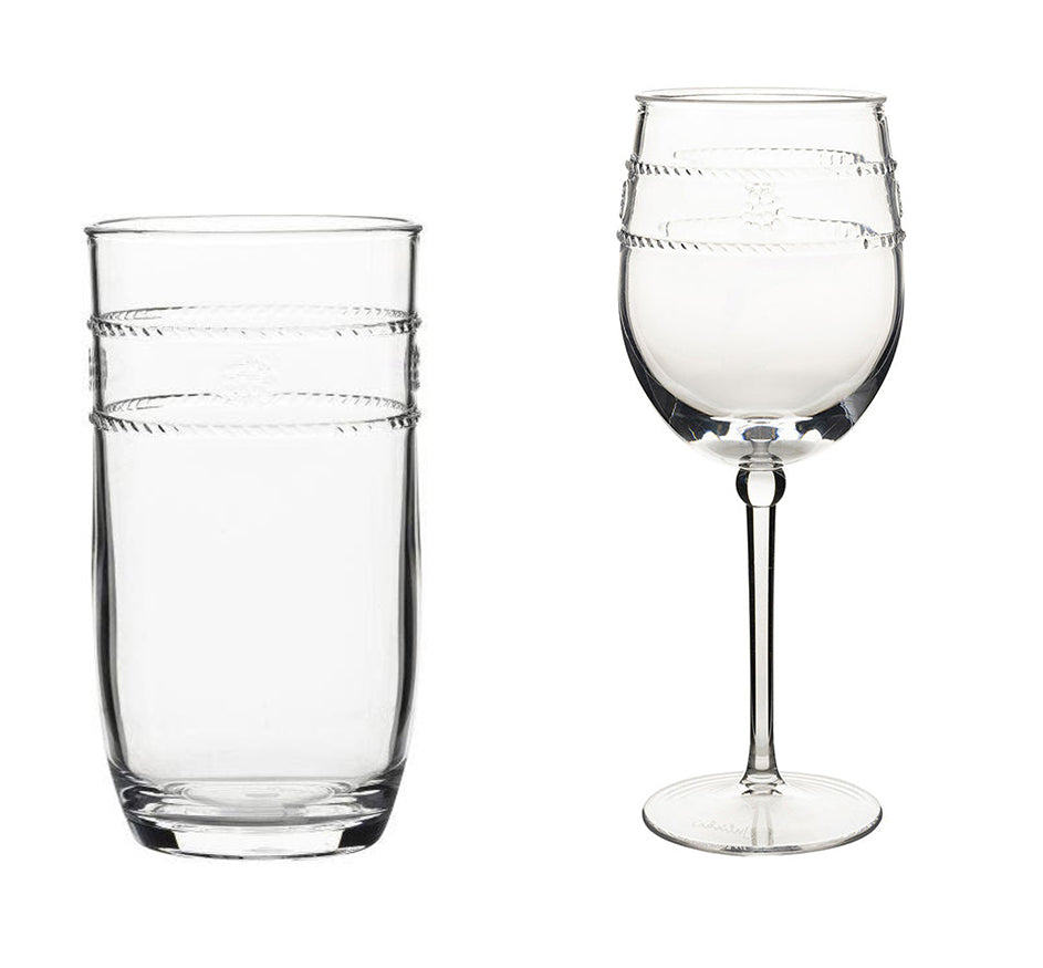 Isabella Acrylic Stemless Wine Glass