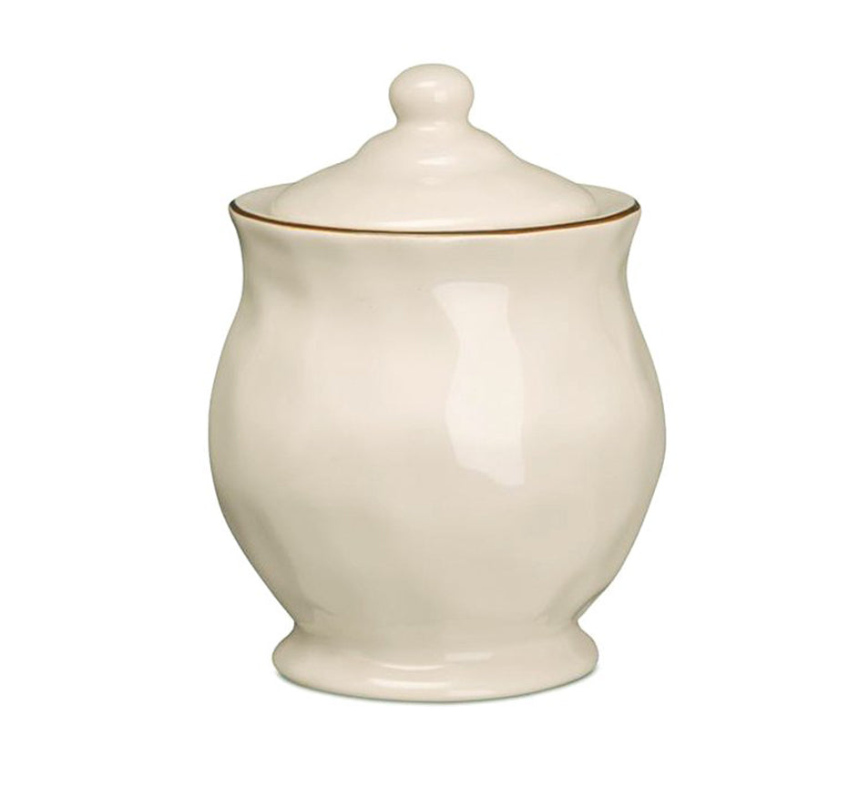 Cantaria Covered Sugar Bowl in Ivory