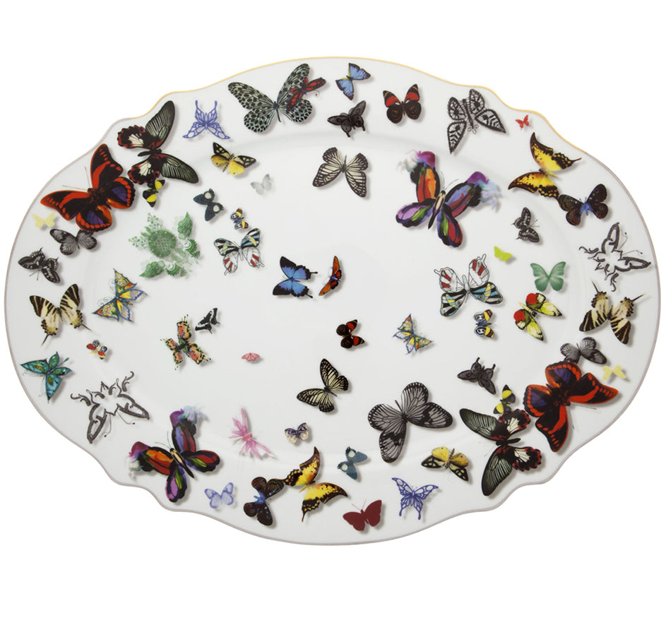 Butterfly Parade Large Platter