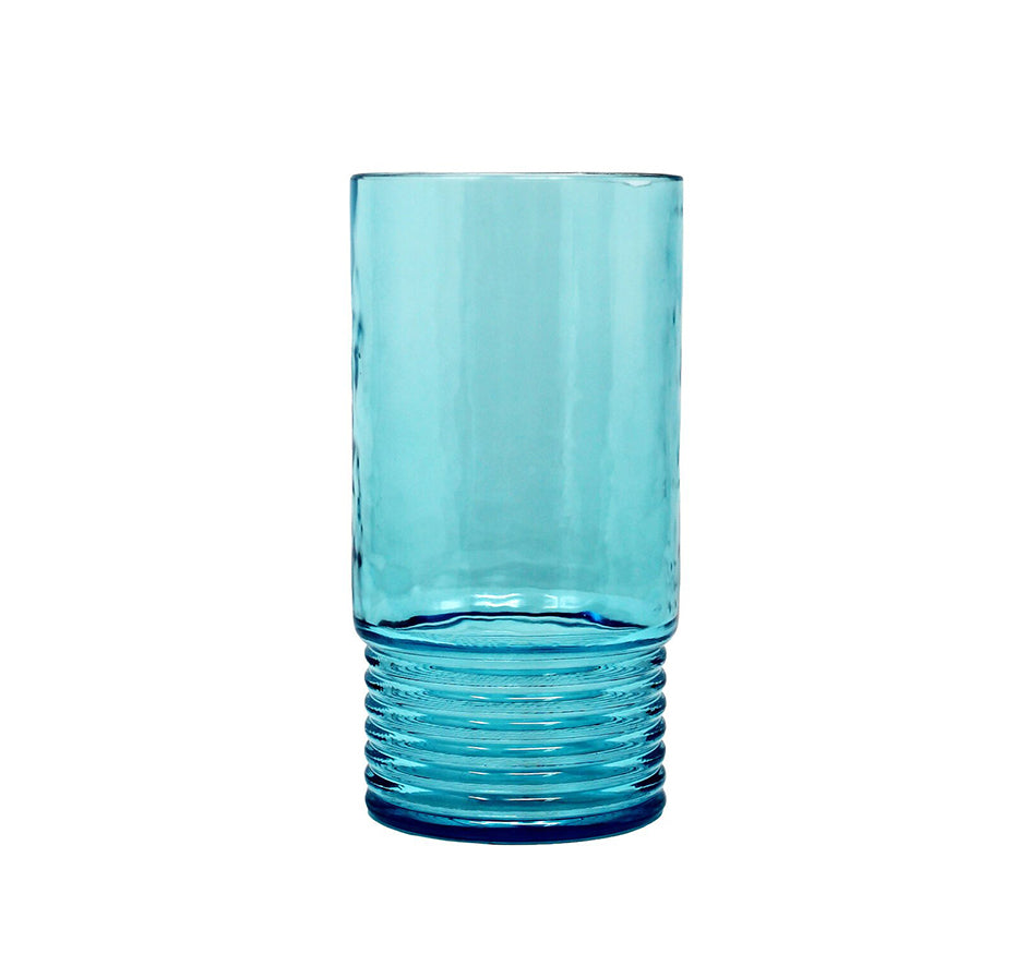 Santorini Acrylic Glassware Collection in Teal