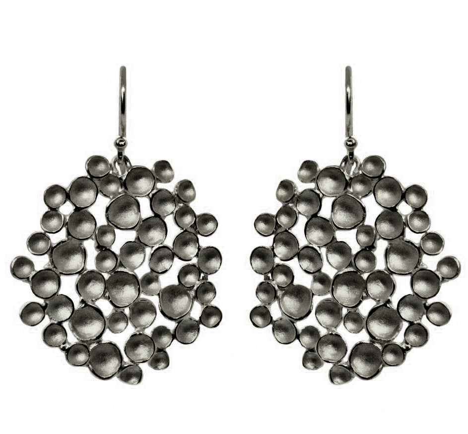 Champagne Pod Earrings In Large (Available In 2 Finishes)