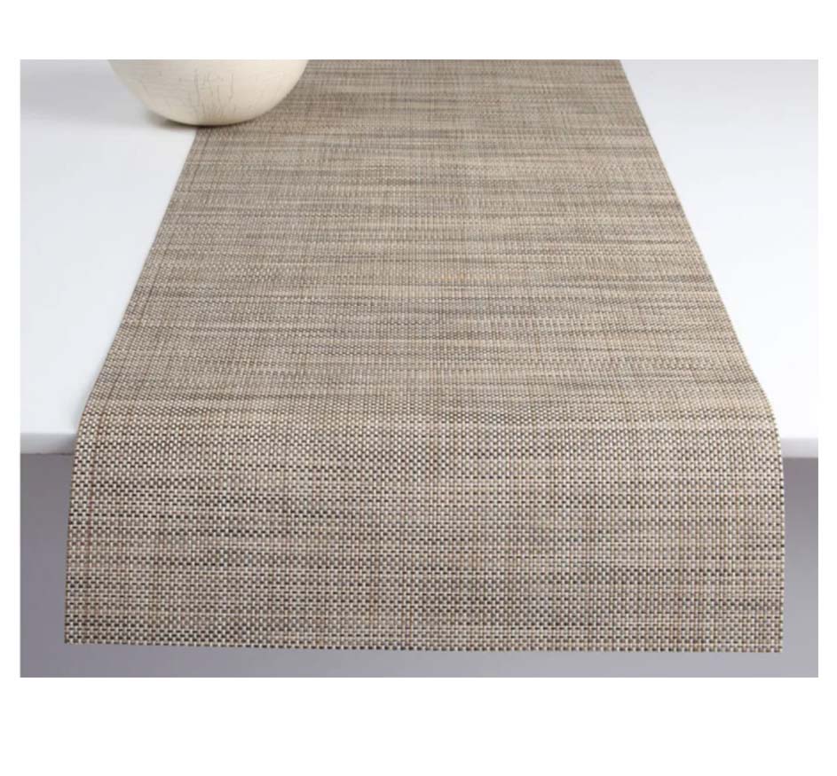 Linen Table Runner Basketweave