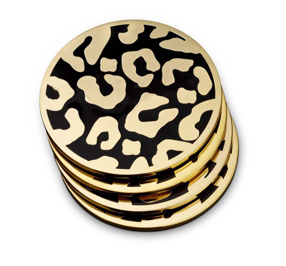 Leopard Coasters (Set of 4)