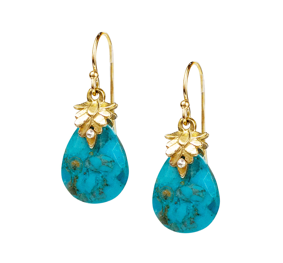 Turquoise Lombard Earrings