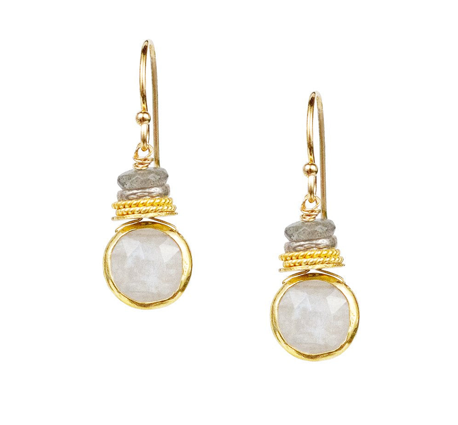 Moonstone Dawn Earrings