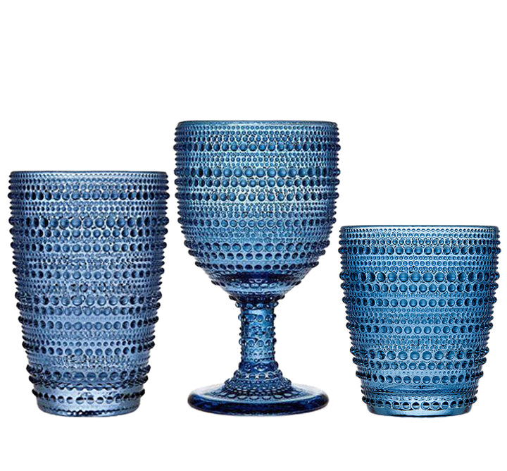 Lumina Glassware Collection In Blue