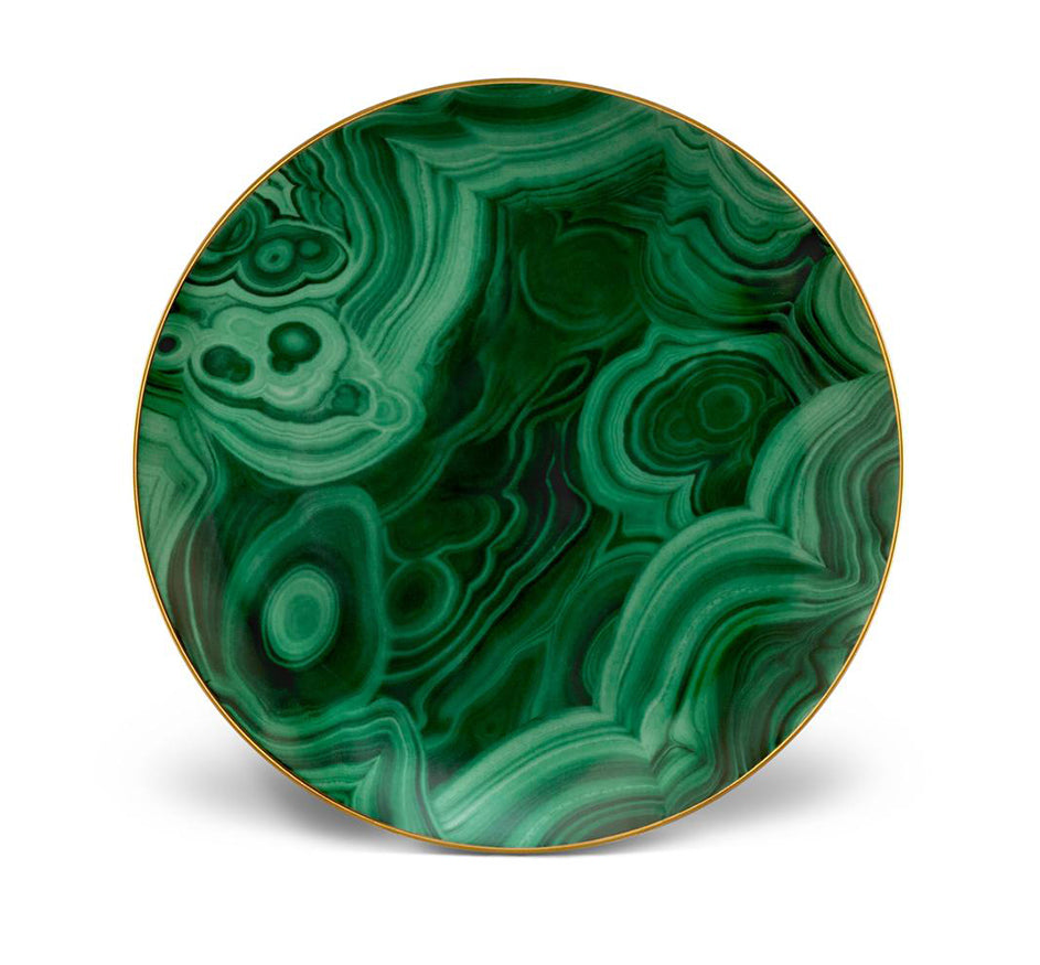 MALACHITE DESSERT PLATE