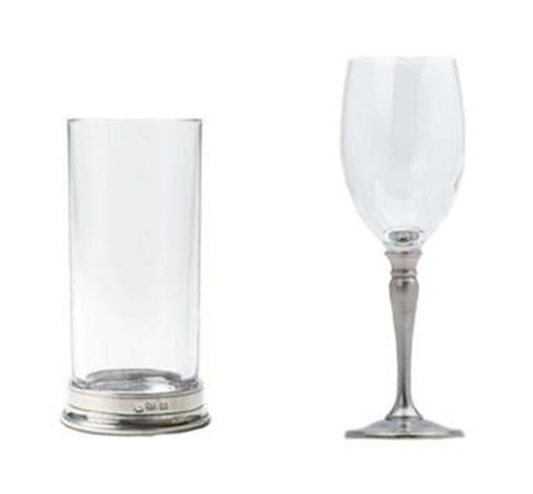 CRYSTAL & PEWTER GLASSWARE COLLECTION