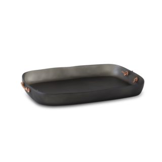 Extra Large Tray With Leather Handles (Available in 4 Colors)
