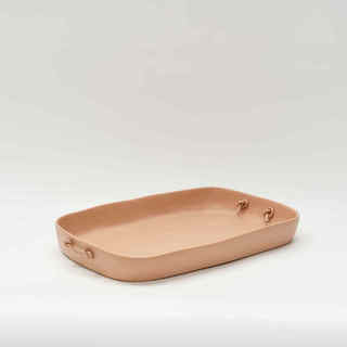 Extra Large Tray With Leather Handles (Available in 4 Colors)
