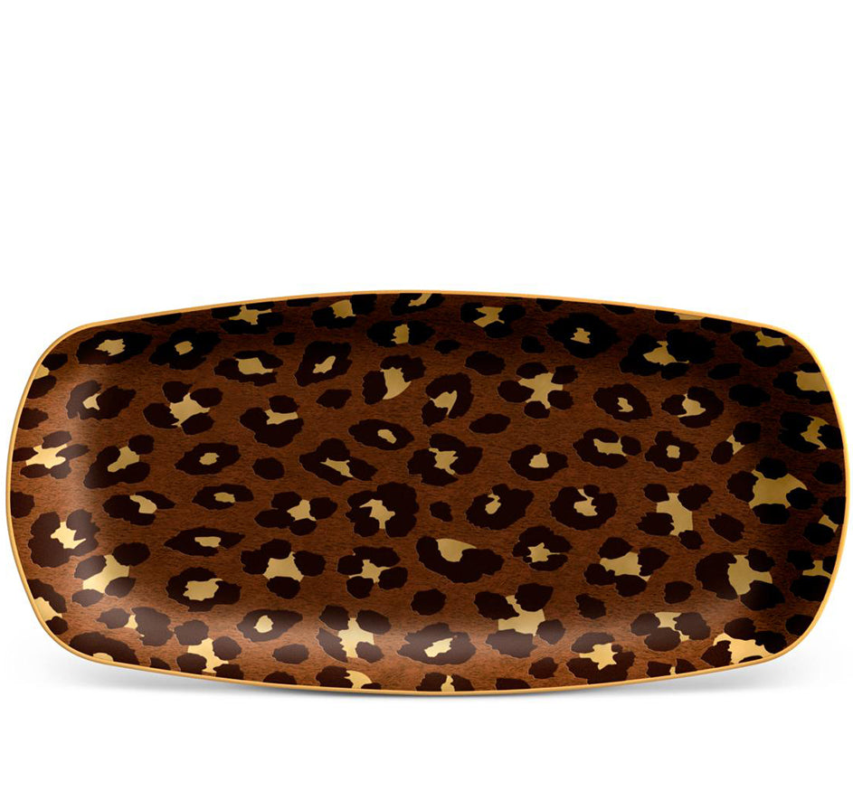 Leopard Medium Serving Tray (DISCONTINUED 4/2024)