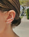 Diamond Multi Huggie Earrings (Available in 3 Colors)