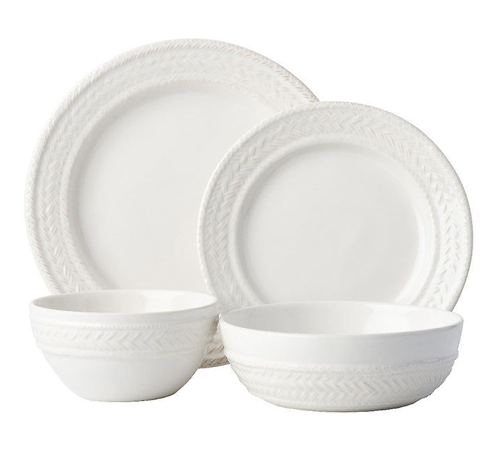 Le Panier Dinnerware Collection In White .