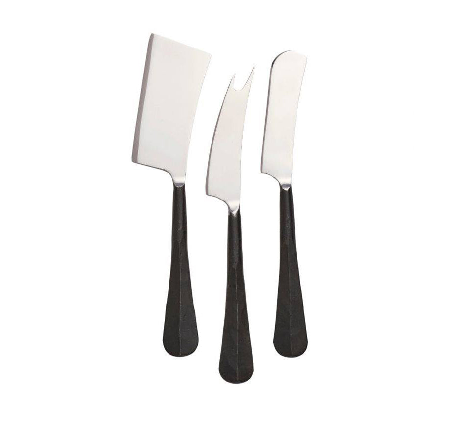 Woodbury Cheese Knife Set In Black