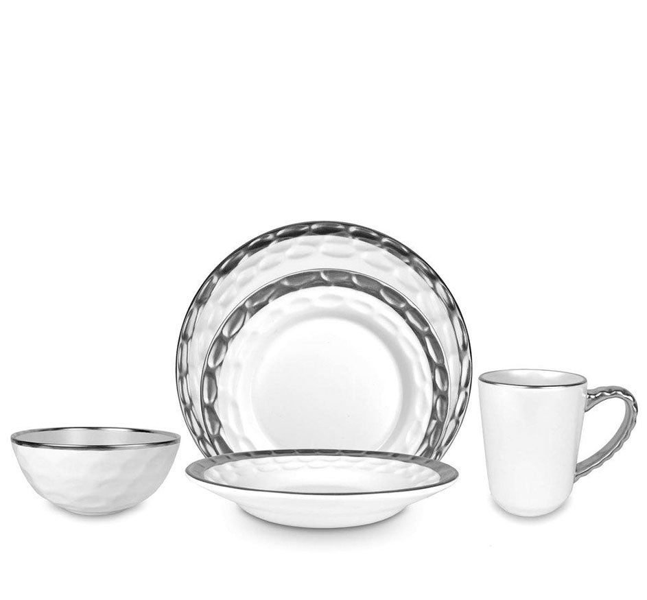 Truro Dinnerware Collection in Platinum