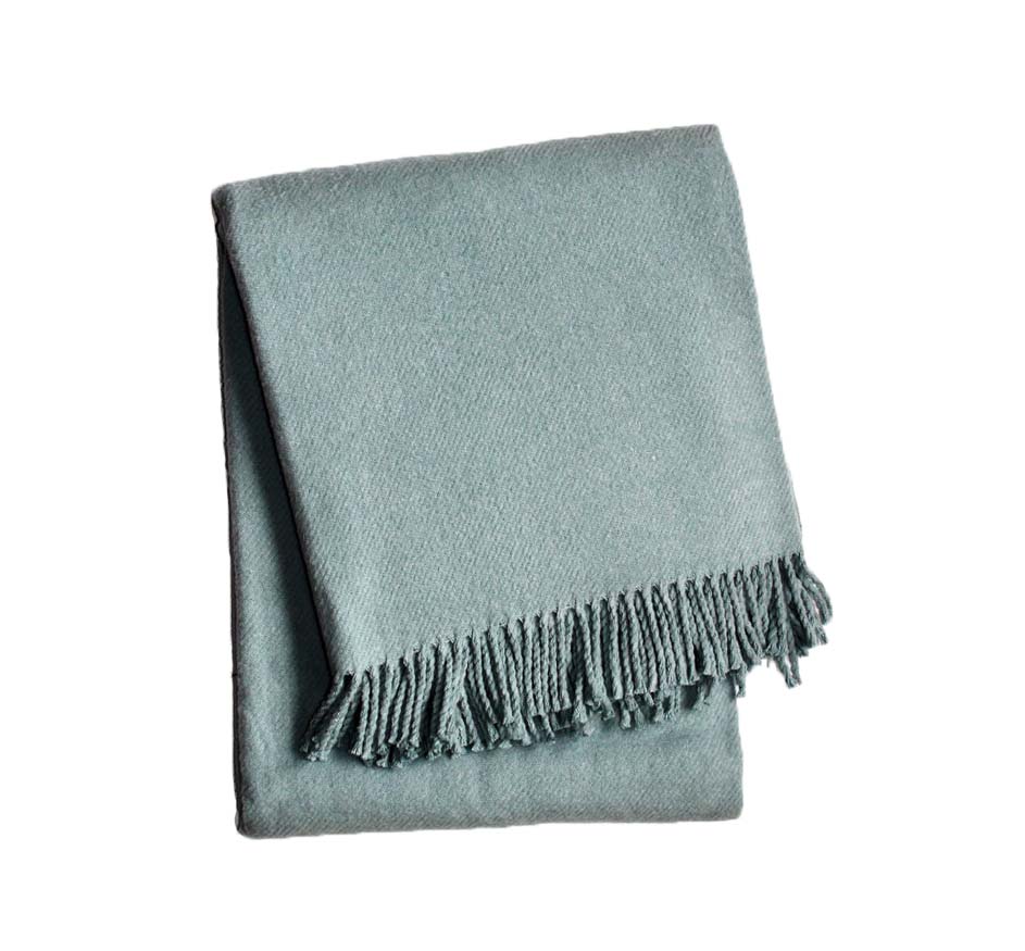 Solid Plush Cotton Blend Throw (Available in 3 Colors)