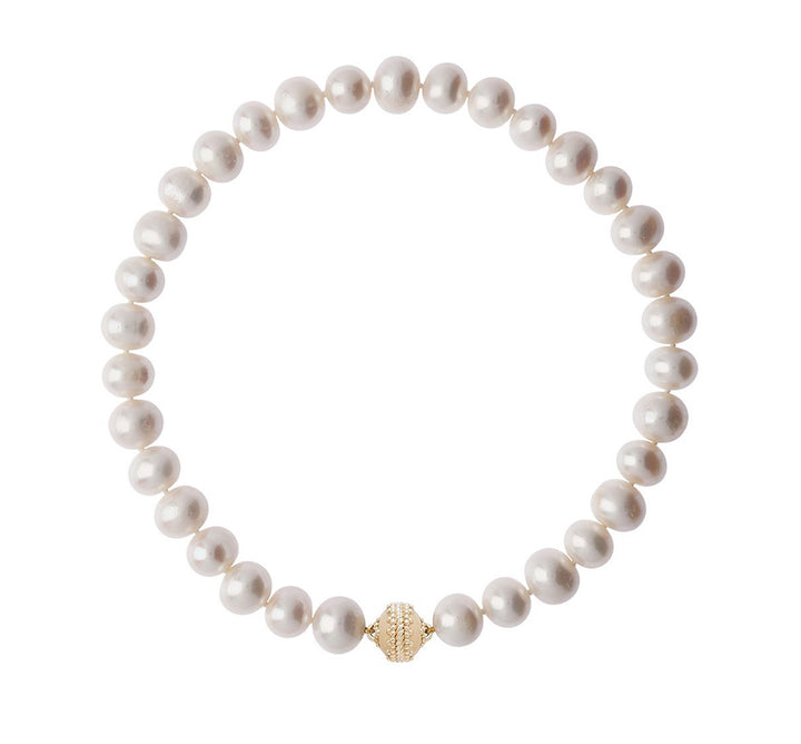 Single Strand Classic Pearl Necklace