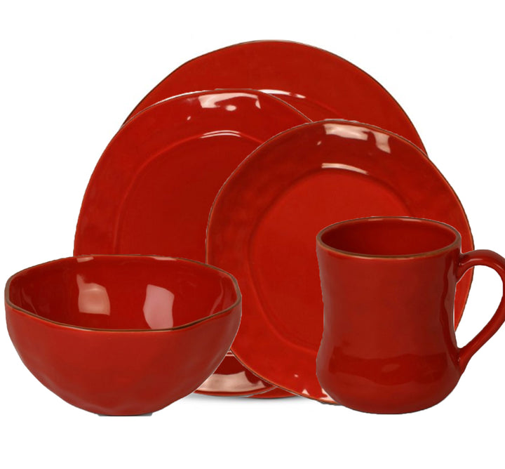 Cantaria Dinnerware Collection in Red