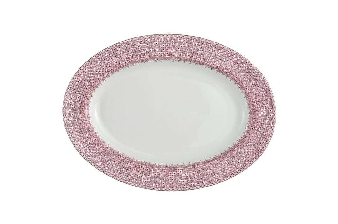 15" Lace Oval Platter (Available in 4 Colors)