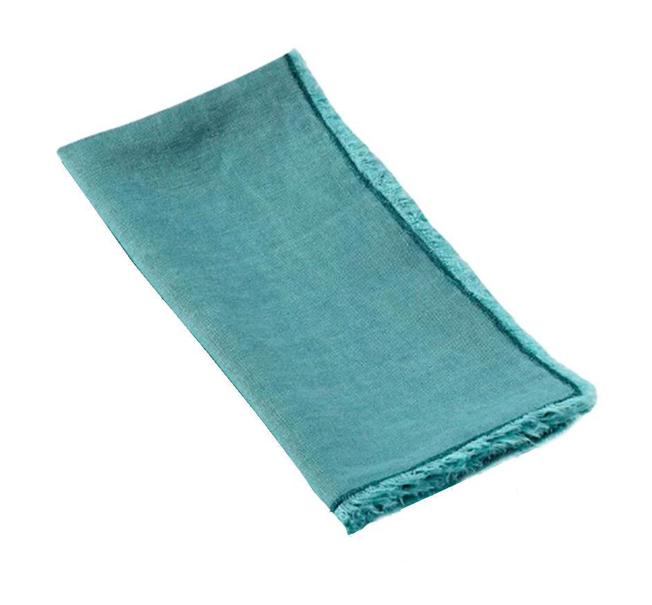 Fringed Stone Washed Napkins (Available in 7 Colors)