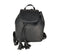 Backpack in Woven Leather Black In Two Sizes