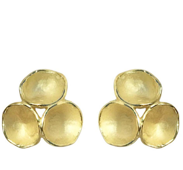 Tri-Pod Earrings in 18K Gold Vermeil