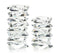 Stacked Crystal Candleholder Collection (2 Sizes)