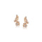 18K & Diamond Cluster Stud Earrings