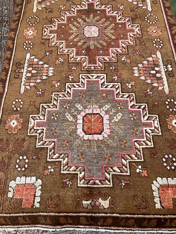 Old Summerkant Antique Rug 8'X3'10