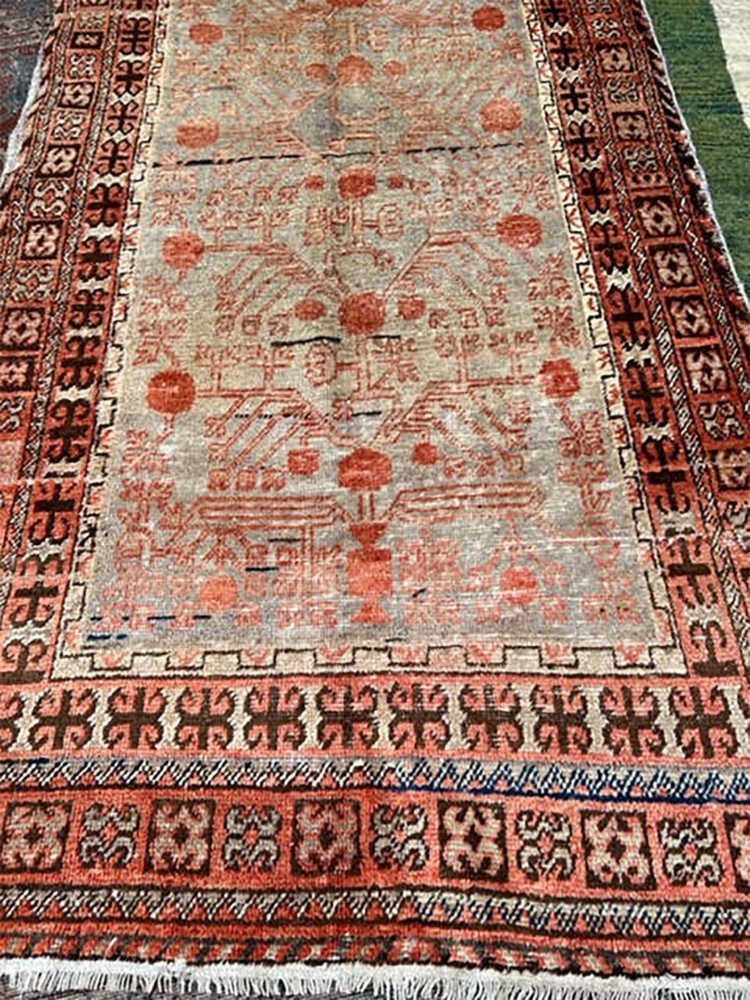 Old Summerkant Antique Rug 7'3X3'9