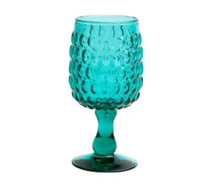 Claire Teal Glassware Collection