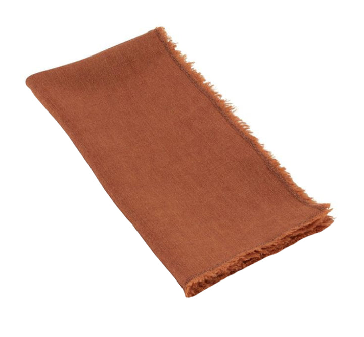 Fringed Stone Washed Napkins (Available in 7 Colors)