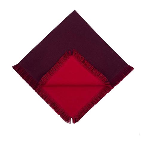Double Sided Fringe Linen Napkins (Available in 3 Different Colors)