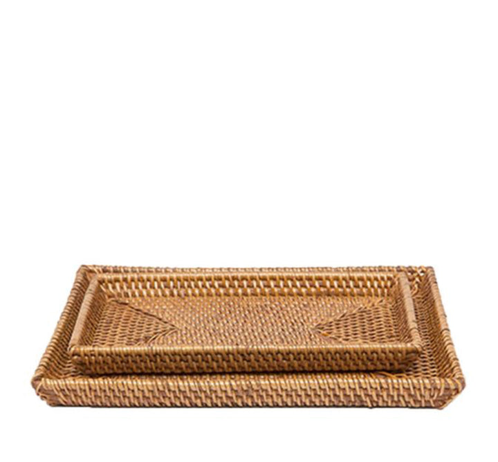 Dalton Bath Collection in Brown Rattan