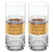 Truro Glass Drinkware Collection in Gold