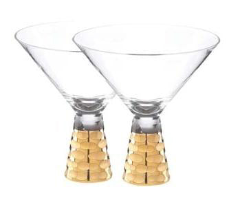 Truro Glass Drinkware Collection in Gold