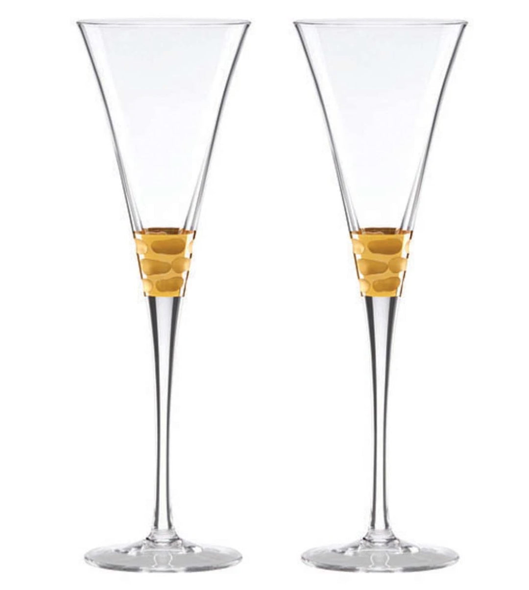 Truro Glass Drinkware Collection in Gold