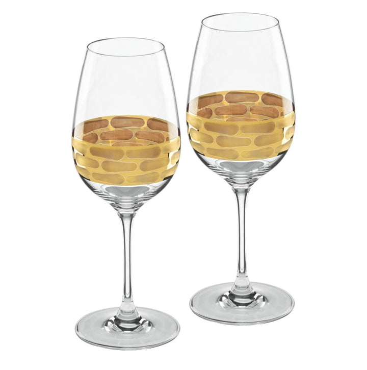 Truro Glass Drinkware Collection in Gold