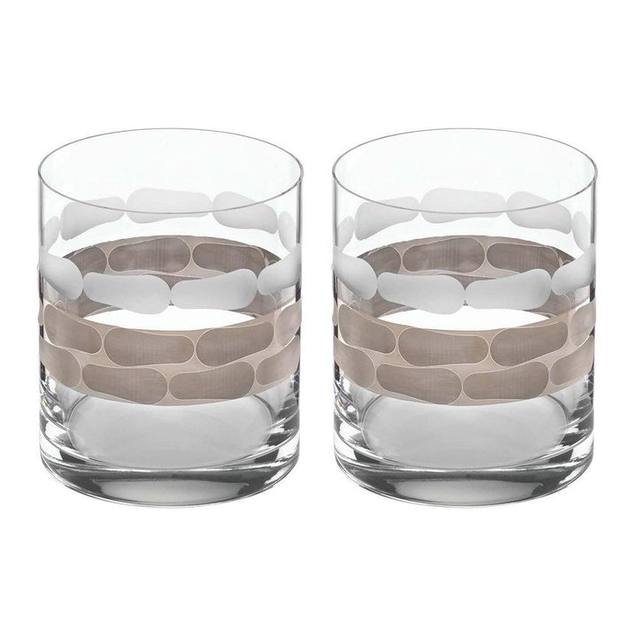 Truro Glass Drinkware Collection in Platinum