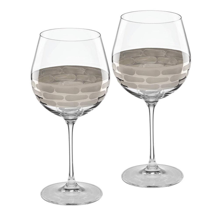 Truro Glass Drinkware Collection in Platinum