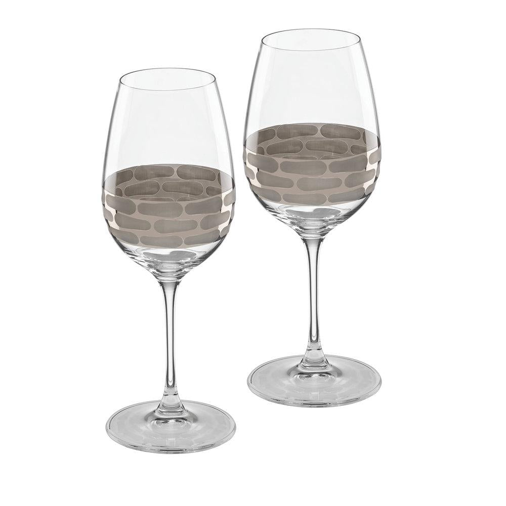 Truro Glass Drinkware Collection in Platinum