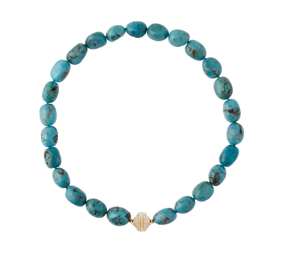 Turquoise Tumbled Necklace