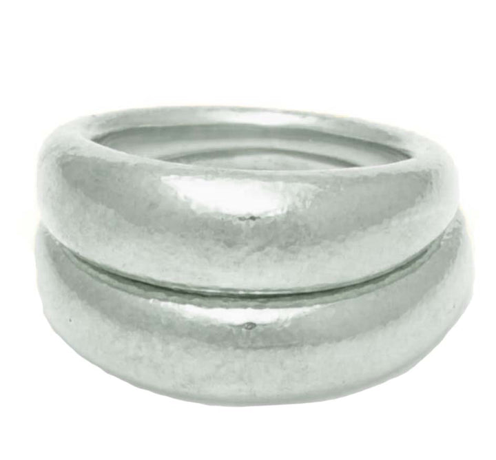 Double Band Ring in Sterling Silver