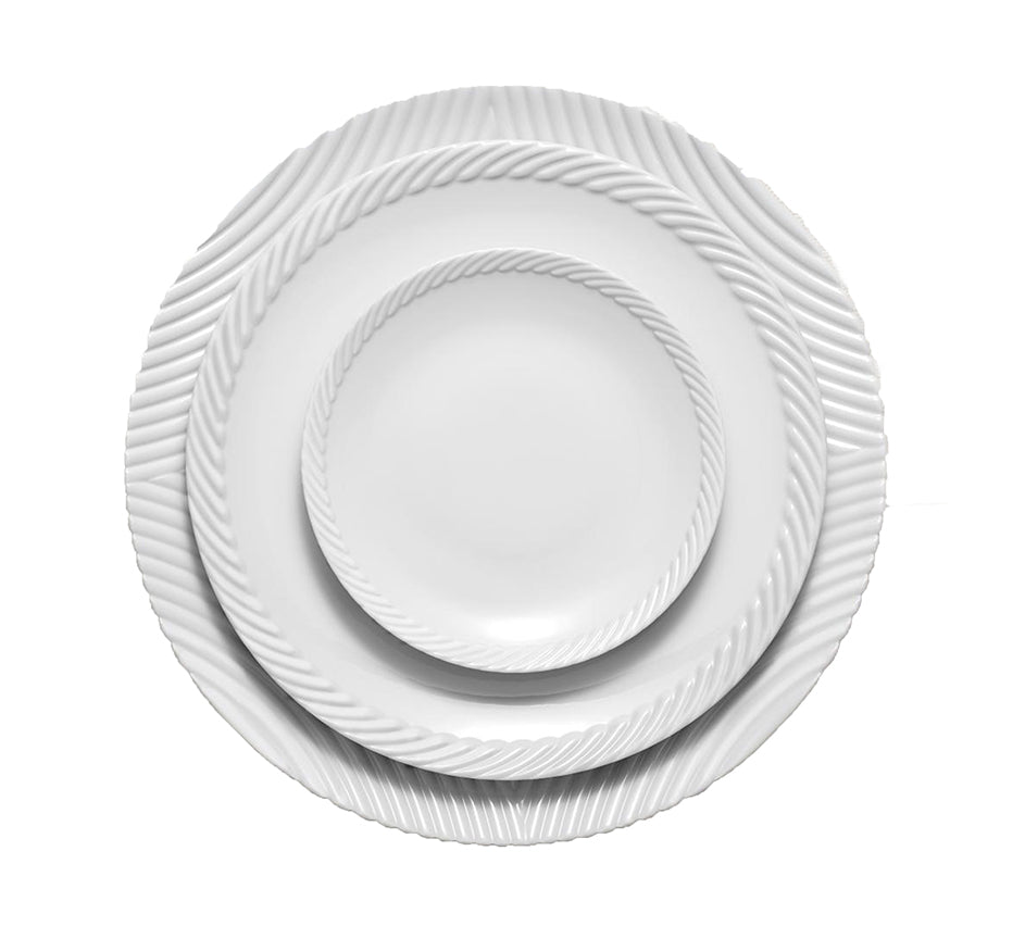 Corde Dinnerware Collection in White