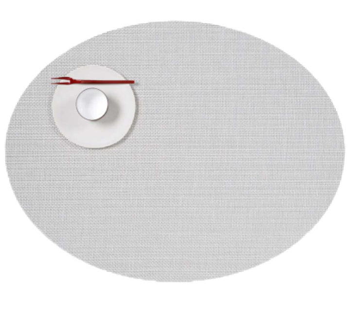 Oval Mini Basketweave Placemats (Set Of 4 Available in 4 Colors)